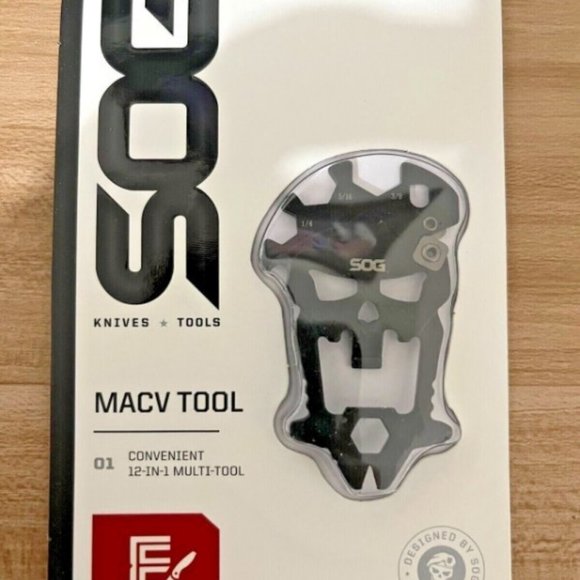 SOG Multi-Tool, Mac V Tool, 12 Tools (SM1001-CP) - Picture 2 of 3